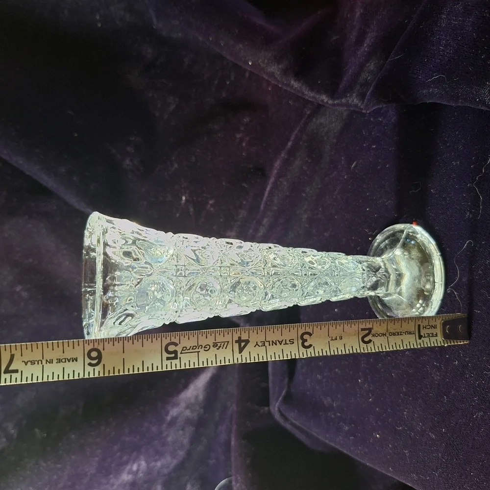 Elegant Clear Glass Vase